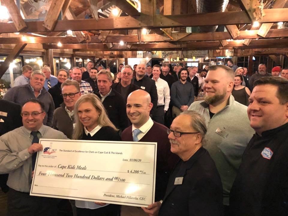 American Culinary Federation Of Cape Cod for raising $4,200 for Cape Kid Meals!!